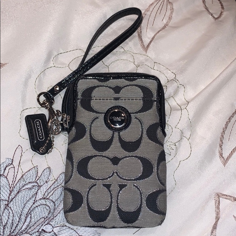 COACH - “cell phone sized” wristlet